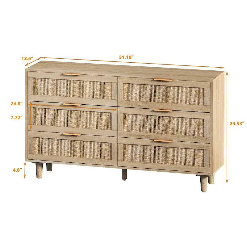 Ντουλάπι αποθήκευσης από ρατάν με 51.186 συρτάρια για υπνοδωμάτιο και σαλόνι