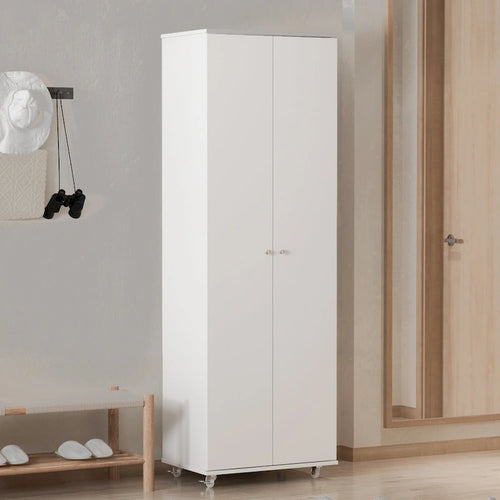 23.6 W 70.9High Shoe Cabinet, 8 Floors, Three Adjustable Boards