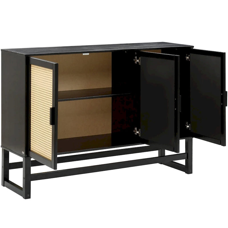 Moderne sideboard met 2 kastdeuren en verstelbare legplanken voor de eetkamer