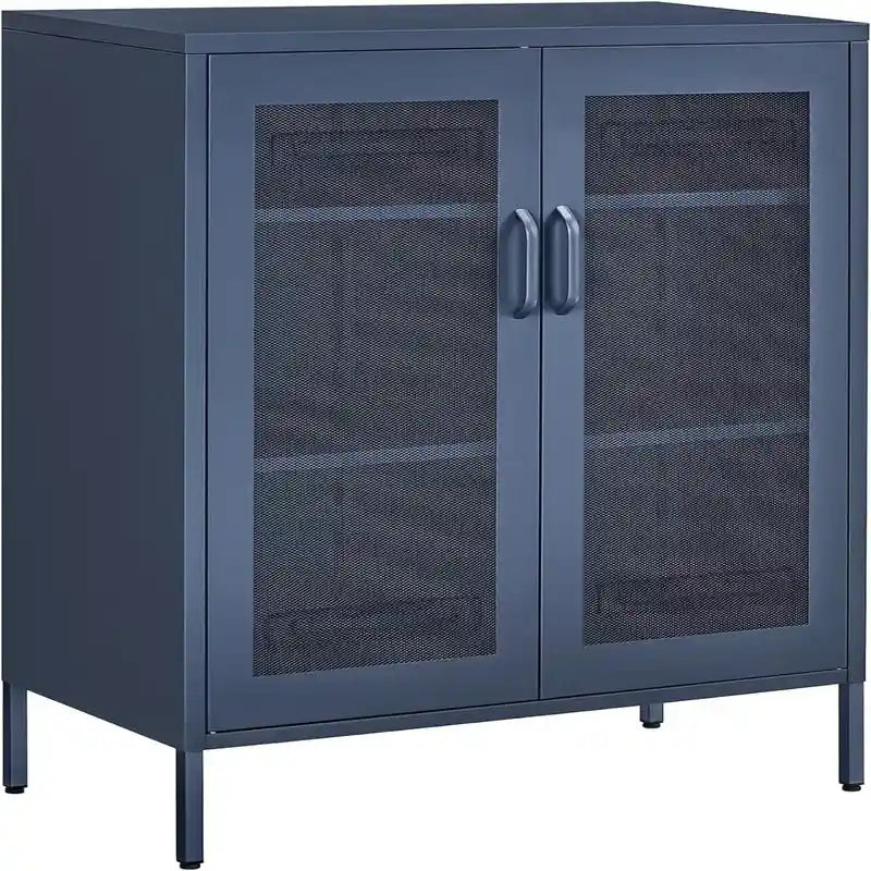 Metallschrank mit Gittertüren - 15.7D x 31.5W x 41.3H