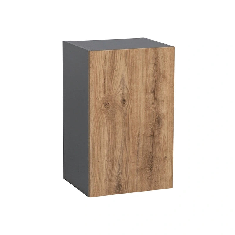 Ντουλάπι τοίχου 21 x 24-Μονή πόρτα-Γκρι - 21 x 24 x 12
