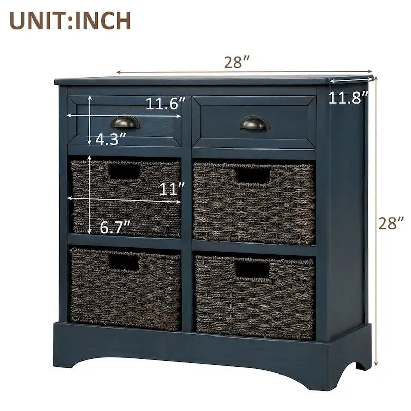 Rustikaler Aufbewahrungsschrank für Esszimmer/Wohnzimmer