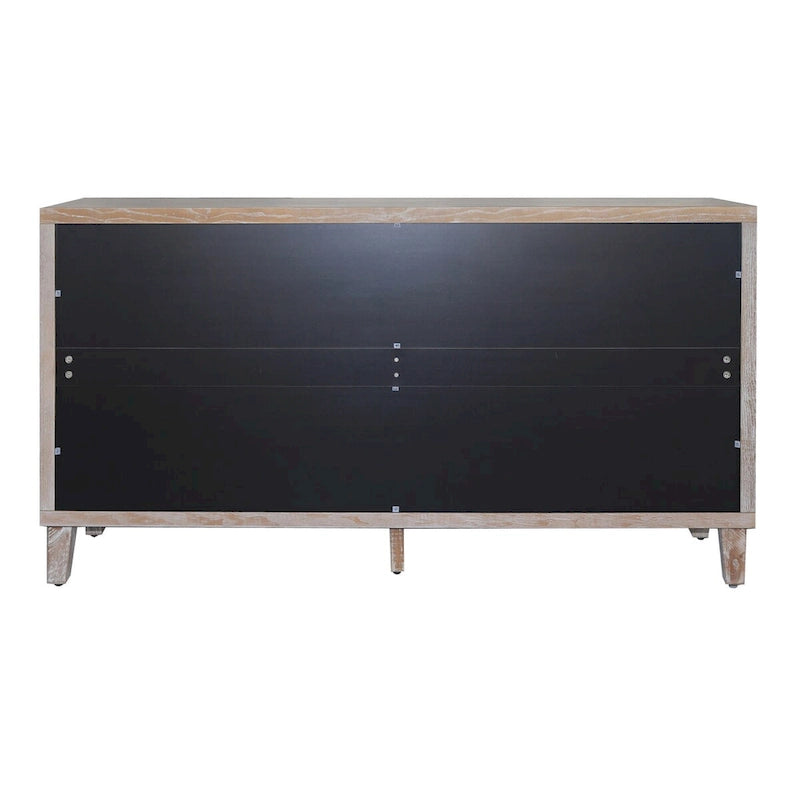 Akzentschrank mit 4 Türen, Holzschrank, Sideboard, Buffet