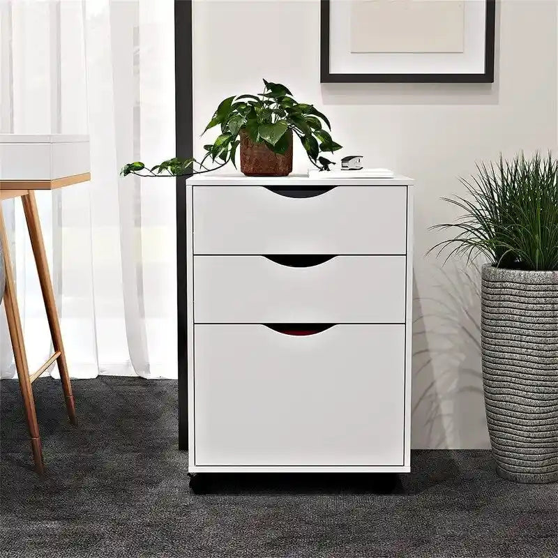 Ντουλάπι αποθήκευσης με 3 συρτάρια - 15.5D x 18.1W x 24H